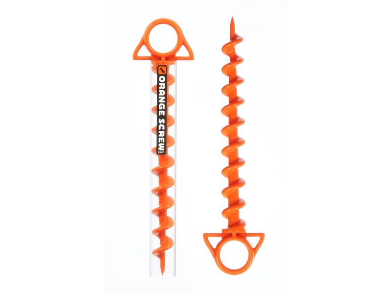 NITE IZE | Orange Screw Ultimate Ground Anchor | Large 2 Pack