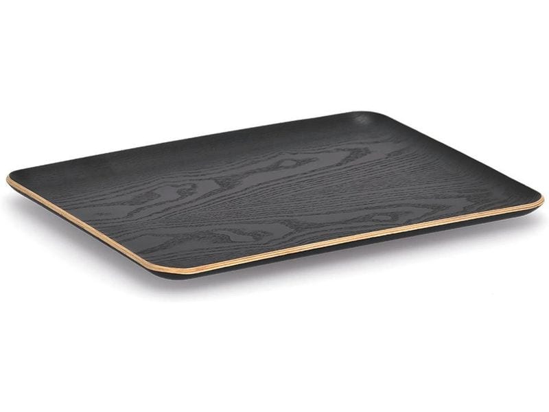 Zeller Present | Serviertablett schwarz | Grösse: 36 x 28 x 1.5 cm (L x B x H)