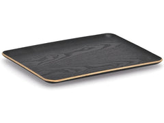 Zeller Present | Serviertablett schwarz | Grösse: 36 x 28 x 1.5 cm (L x B x H)