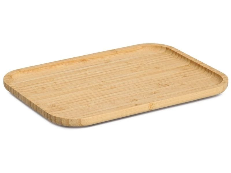Zeller Present | Serviertablett Bambus | Grösse: 33 x 24 x 1.5 cm (L x B x H)