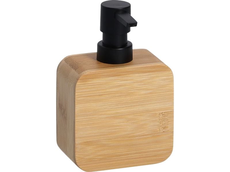 Zeller Present | Seifenspender Bambus | Grösse: 10.5 x 5.4 x 15.5 cm (L x B x H)