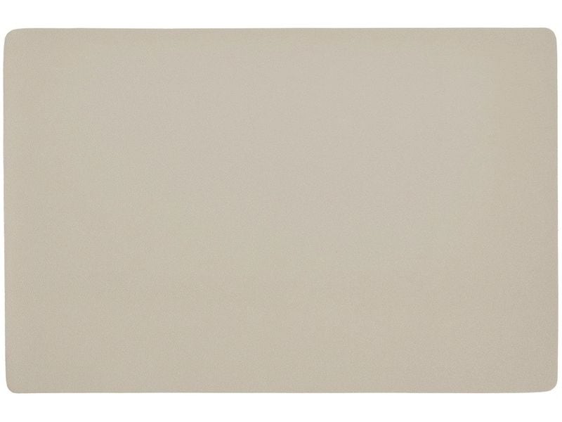 Zeller Present | Tischset Kunstleder creme | Grösse: 45 x 30 x 0,1 cm (L x B x H)