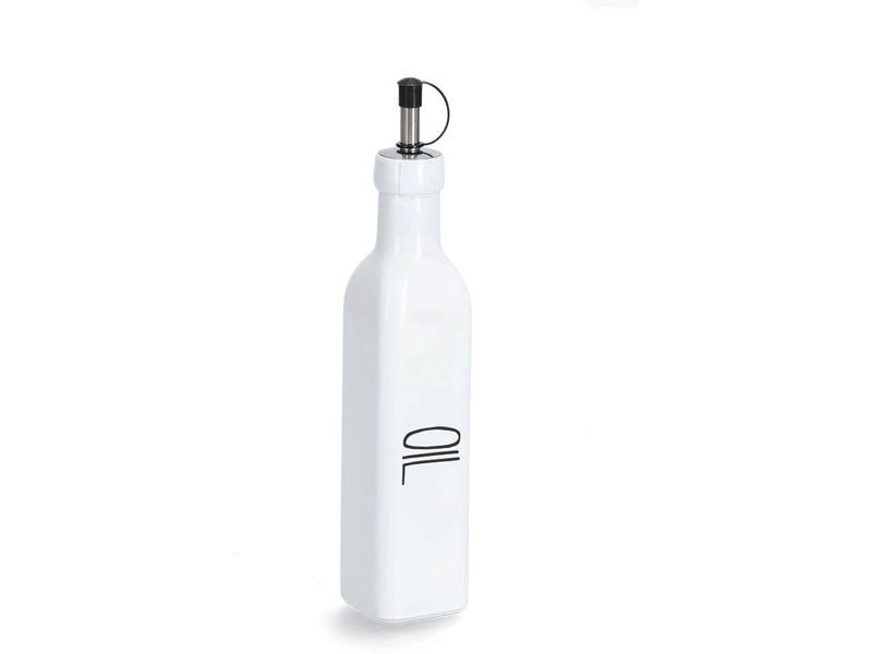 Zeller Present | Ölflasche Oil weiss 270 ml | Grösse: 5 x 5 x 24,5 cm (L x B x H)