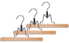 Zeller Present | Hosenklemmbügel 3 Stück | Grösse: 25 x 6.5 x 16 cm (L x B x H)