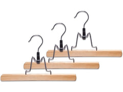 Zeller Present | Hosenklemmbügel 3 Stück | Grösse: 25 x 6.5 x 16 cm (L x B x H)