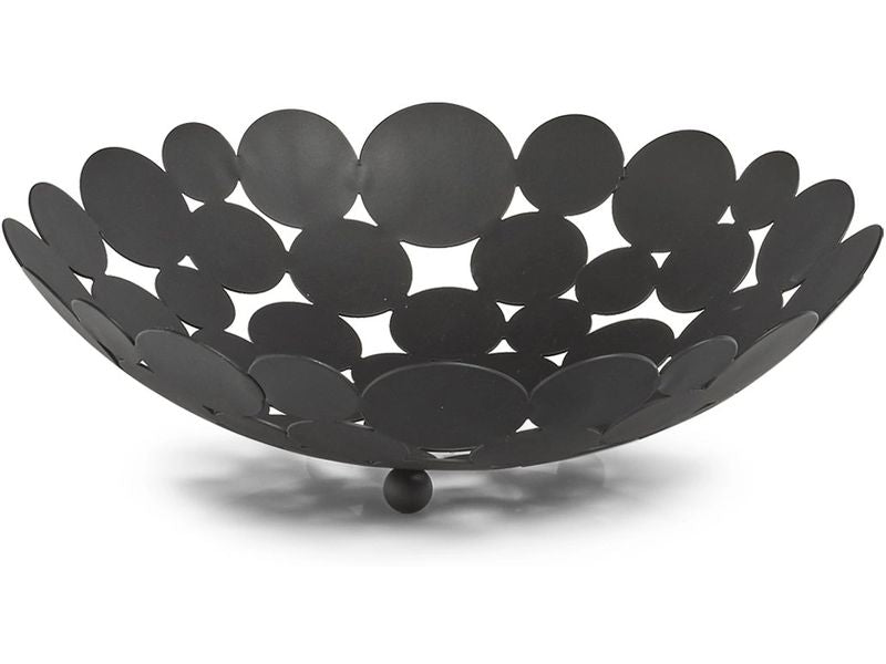 Zeller Present | Fruchtschale Metall | Grösse: 28.3 x 28.3 x 8.5 cm (L x B x H)