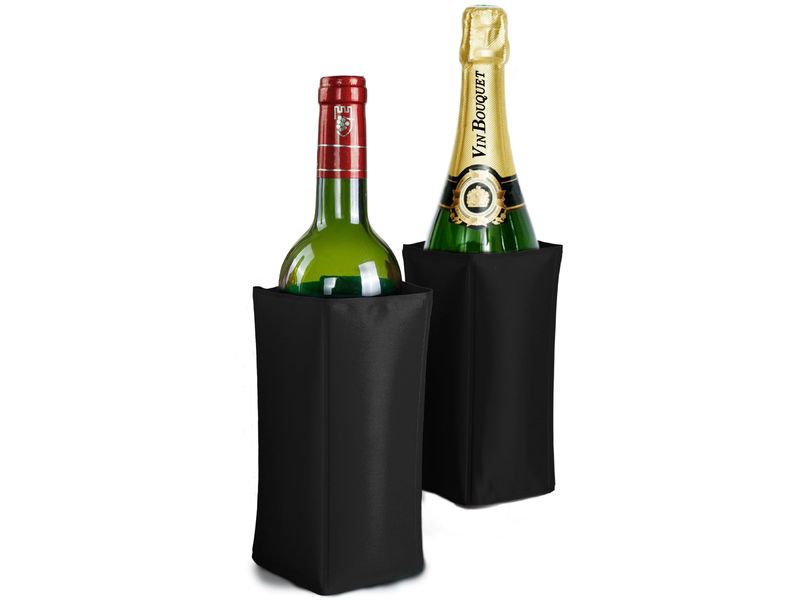 Vin Bouquet | Flaschenkühler | Grösse 12 x 17.5cm, Schwarz