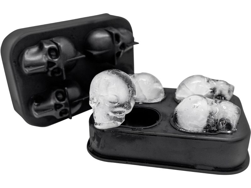 Vin Bouquet | Eiskugelform Totenkopf | 4 Würfel