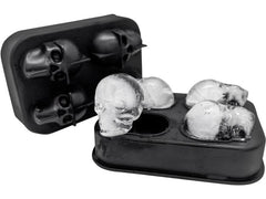 Vin Bouquet | Eiskugelform Totenkopf | 4 Würfel