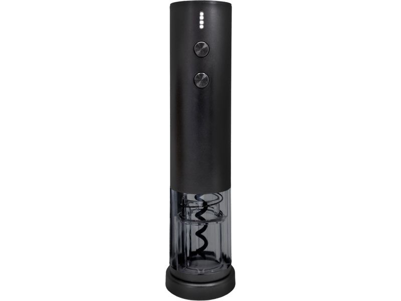 Vin Bouquet | Elektrischer Korkenzieher | Mit USB Charge, Schwarz