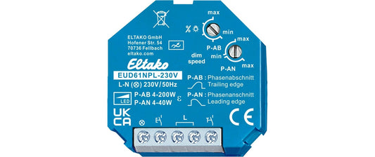 Eltako | EB-LED-Ferndimmer Eltako 200W | EUD61NPL-230V