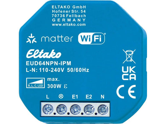 Eltako | EB-RF-Dimmaktor Eltako EUD64NPN-IPM 1xAusg | 0300W universal 100230V