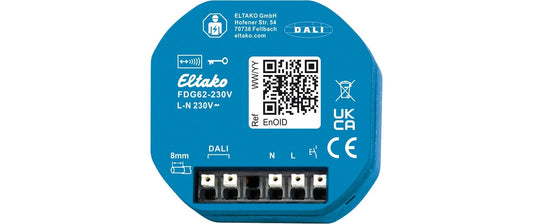 Eltako | EB-RF-Gateway Eltako FDG62-230V DALI | Broadcast =40 Teilnehmer EnOcean