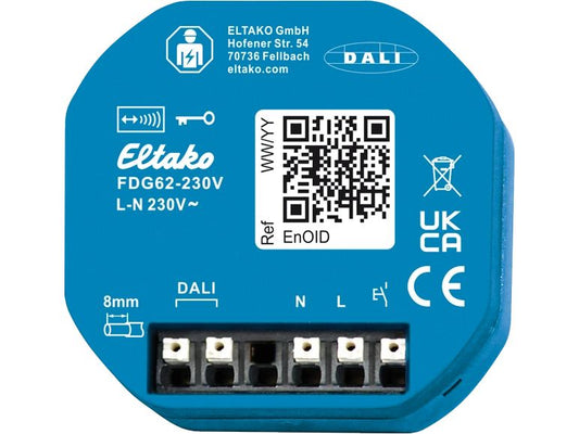 Eltako | EB-RF-Gateway Eltako FDG62-230V DALI | Broadcast =40 Teilnehmer EnOcean