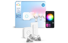 Philips Hue | Basis Starter-Set | 3 smarte Lampen GU10 345lm Dimmer Switch