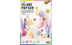 Folia | Glanzpapier Rainbow 100g/m² | 22,5x32cm, 10 Bl.