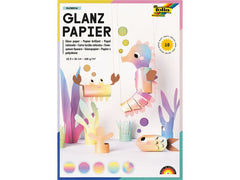 Folia | Glanzpapier Rainbow 100g/m² | 22,5x32cm, 10 Bl.