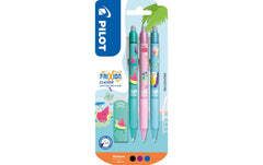 Pilot | Pool Party FriXion Clicker | Limited Edition, violett, blau, schwarz