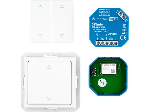 Eltako | EB-RF-Jalousieaktor-Set Eltako EnOcean | matter 10A 2000W