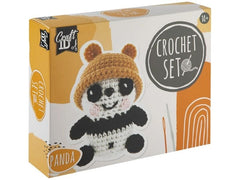 Basteln | Sombo Häkelset Panda | 100% Polyester Garn