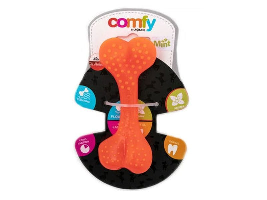 Comfy | Toy Dental Bone Mint, Orange | 12.5 cm