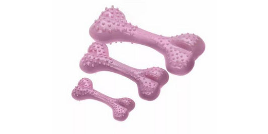 Comfy | Toy Dental Bone Mint, Strawberry | 8.5 cm