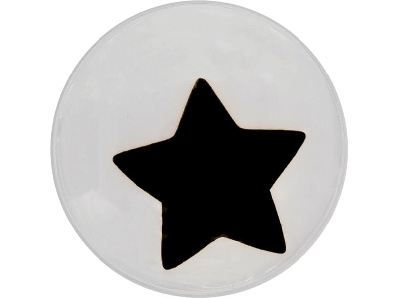 Glorex | Wackelaugen Stern schwarz 35 mm | selbstklebend, 4 Stück