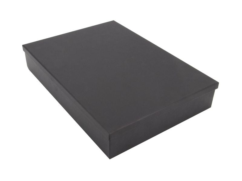 Glorex | Geschenkbox schwarz | 25.3 x 35.3 x 6.4 cm