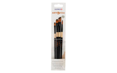 Glorex | Pinsel Synthetic | 4er Set Pinsel mix, Gr. 6,8,10,12