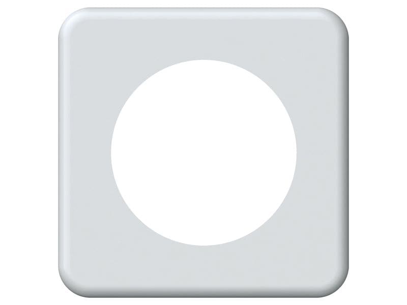 Hager | ORIGIN UP Abdeckplatte 1-FACH | 1x Bohrung 58mm, ws