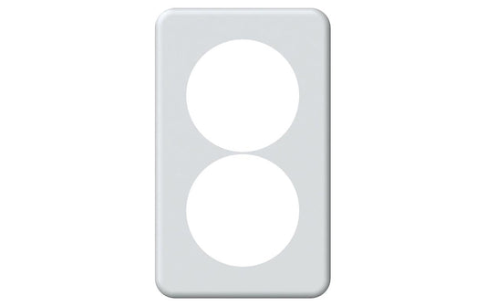 Hager | ORIGIN UP Abdeckrahmen 2-FACH | 2x 58mm Ausschnitte, ws
