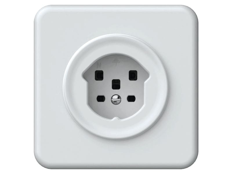 Hager | ORIGIN UP Steckdose 1x TYP 25 | 16A/400V, mit Schraubklemmen, ws