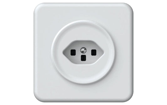 Hager | ORIGIN UP Steckdose 1x TYP 23 | 16A/250V, mit Schraubklemmen, ws