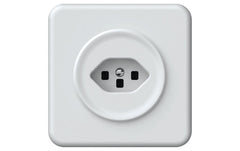 Hager | ORIGIN UP Steckdose 1x TYP 23 | 16A/250V, mit Schraubklemmen, ws