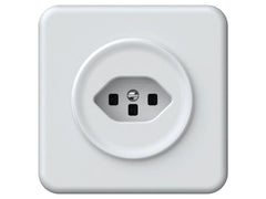 Hager | ORIGIN UP Steckdose 1x TYP 23 | 16A/250V, mit Schraubklemmen, ws