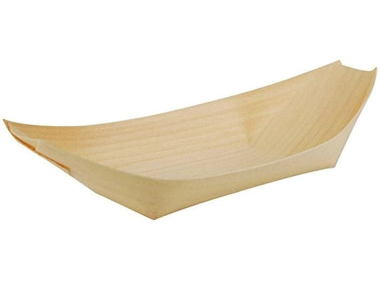 Papstar | Fingerfood-Schale Holz PURE 50 Stk. | 1 Pack à 50 Stk.