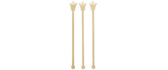 Papstar | Getränke-Quirl CROWN PURE 100 Stk. | 1 Pack à 100 Stk. 20cm