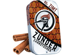 Zunder Zahnstocher | Zimt, 80 Stück | in Metallbox, Birke