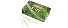 Papstar | Zahnstocher Holz PURE 1000 Stk. | 1 Pack à 1000 Stk. 6.8cm