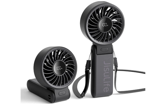 Jisulife | Handheld Fan 7 Ventilator Schwarz | 3600mAh
