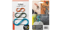 NITE IZE | S-Biner Aluminum Dual Carabiner Combo | 3 Pack, Assorted