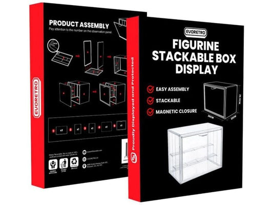 EvoRetro | Box Display Case Figuren
