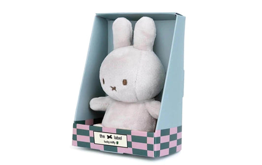 Bon Ton Toys | Miffy Lucky sitzend grau 10cm | Geschenkbox