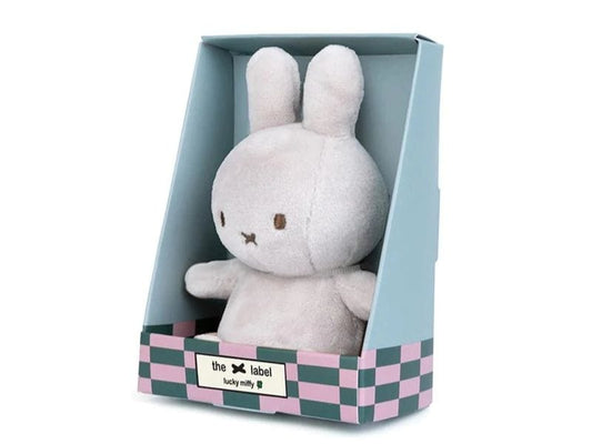Bon Ton Toys | Miffy Lucky sitzend grau 10cm | Geschenkbox
