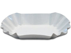 Verive | Schale weiss 105x175mm 250 Stk. | 1 Pack à 250 Stk. Frischfaser