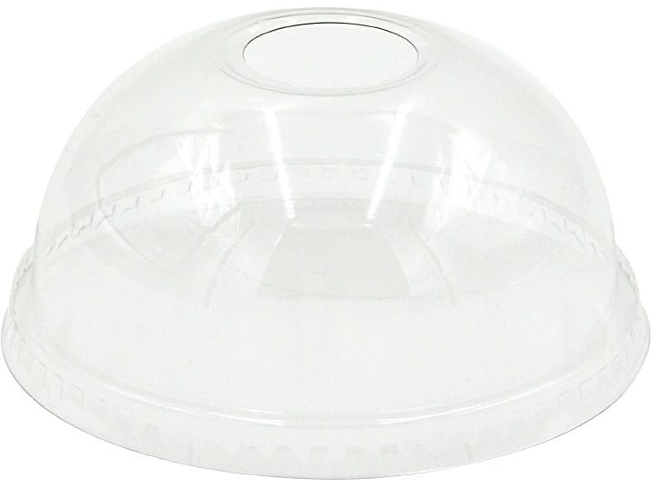 Verive | Domdeckel rPET 95mm 50 Stk. | 1 Pack à 50 Stk. mit Loch