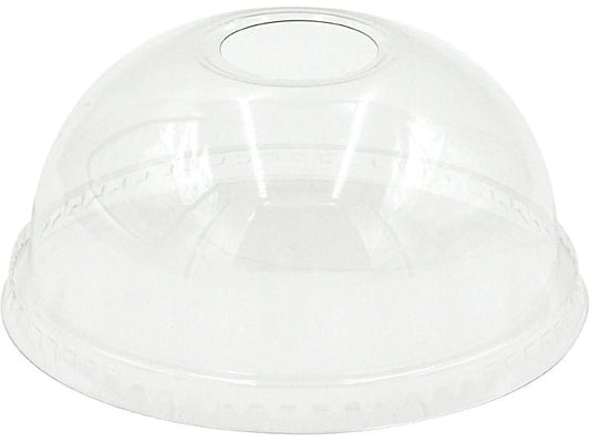 Verive | Domdeckel rPET 95mm 50 Stk. | 1 Pack à 50 Stk. mit Loch