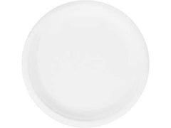 Verive | Teller weiss 23cm 50 Stk. | 1 Pack à 50 Stk. Zuckerrohr