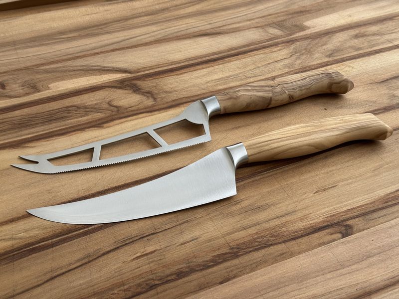 Wok | Käsemesserset Olive | Hartkäse + Weichkäsemesser