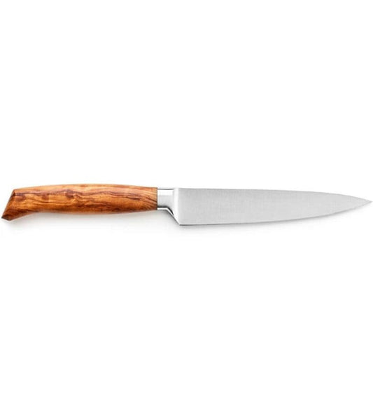Wok | Allzweckmesser Olive | Olivenholz geschmiedeter Sollinger Stahl
